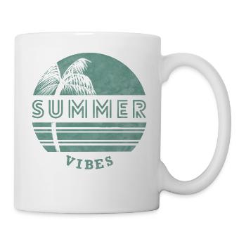 Vibes Été Retro - Mug blanc - blanc - Droite