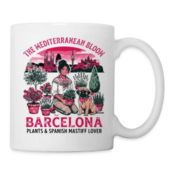 The Barcelona Plants And Spanish Mastiff Lover - Mug - white - Right
