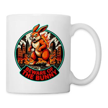 Apokalypse Hase - Tasse - Weiß - Rechts