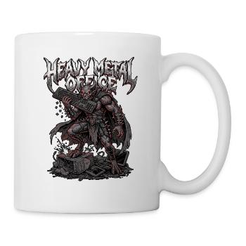 Heavy Metal Office - Tasse - Weiß - Rechts
