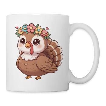 Truthahn  - Tasse - Weiß - Rechts