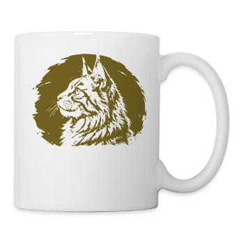 Wilder Blick – Herz aus Wärme - Tasse - Weiß - Rechts