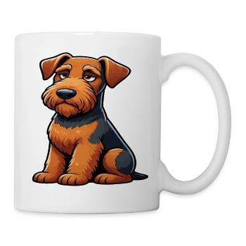 Airedale Terrier Airedales Airedaleliebhaber - Tasse - Weiß - Rechts