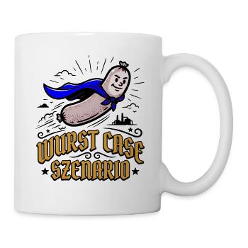 Wurst Case Szenario - Rette das Volksfest - Tasse - Weiß - Rechts