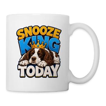 Englischer Springer-Spaniel - Tasse - Weiß - Rechts