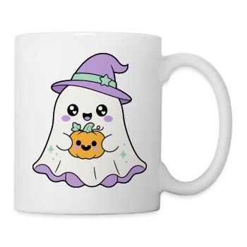 Soft Ghost – Cute Creepy Halloween - Tasse - Weiß - Rechts