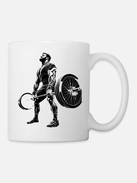 Bodybuilder - Tasse - Weiß