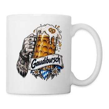 Gaudibursch Trachtenersatz - Tasse - Weiß - Rechts