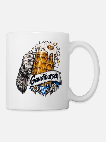 Gaudibursch Trachtenersatz - Tasse - Weiß