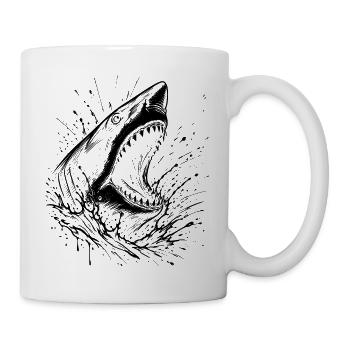 Hai - Tasse - Weiß - Rechts