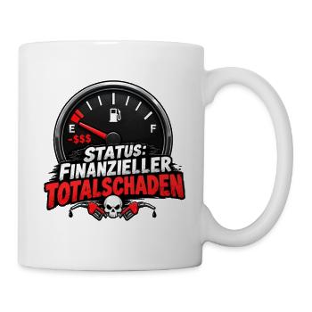 Benzinpreise Humor Design - Tasse - Weiß - Rechts