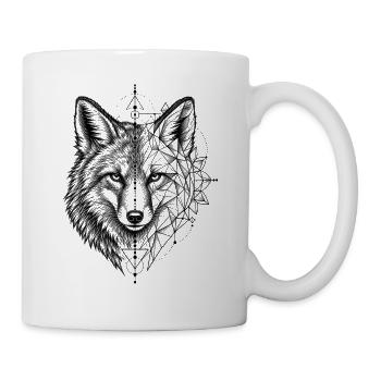 Fuchs – Krafttier der Intuition - Tasse - Weiß - Rechts