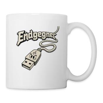 Endgegner - USB Typ A  - Tasse - Weiß - Rechts