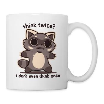 Überlegen Sie es sich zweimal - Tasse - Weiß - Rechts