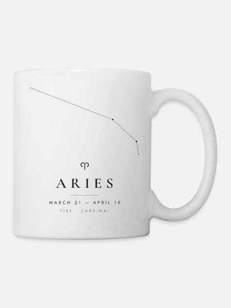 Sternbild Böder — Wahre Himmelskarte - Tasse - Weiß