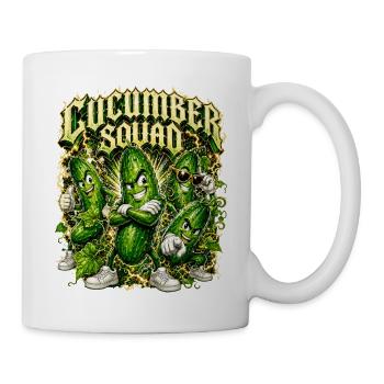 Gurke - Tasse - Weiß - Rechts