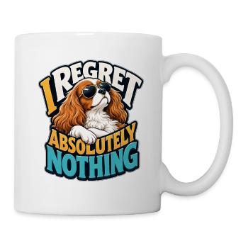 Kavallerier King Charles Spaniel - Tasse - Weiß - Rechts