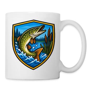 Schildpike am See - Tasse - Weiß - Rechts