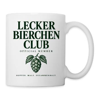 Bierchen Club - Tasse - Weiß - Rechts