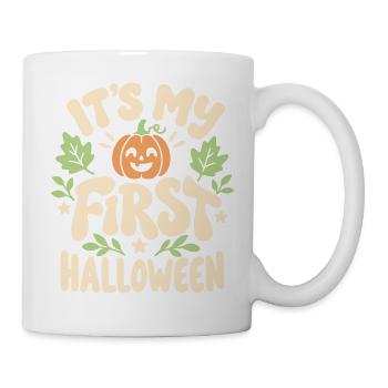 Erstes süßes Halloween-Kürbisbaby - Tasse - Weiß - Rechts
