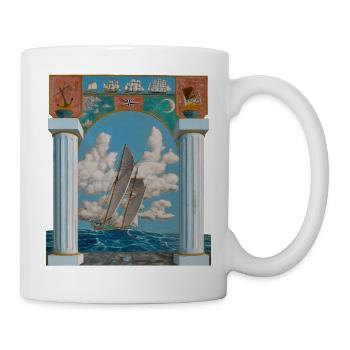 Segelkunst - Tasse - Weiß - Rechts
