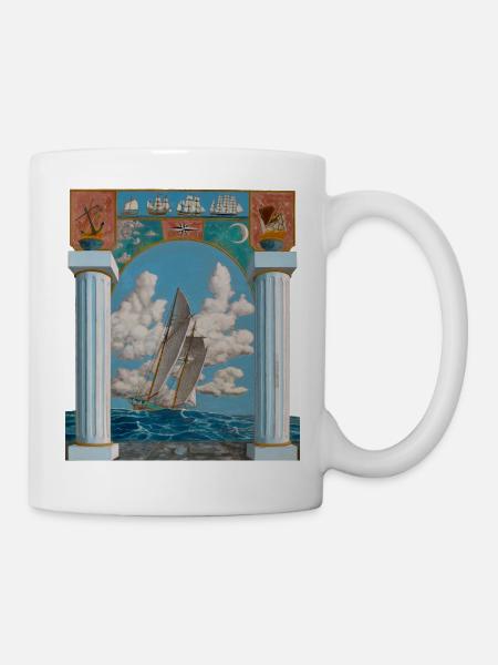Segelkunst - Tasse - Weiß