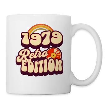 1979 Retro Edition Geburtstag Vintage 70er Spruch - Tasse - Weiß - Rechts