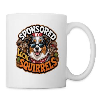 Australian Shepherd - Tasse - Weiß - Rechts