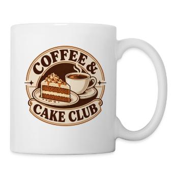 Kaffee und Kuchen Club vintage - Tasse - Weiß - Rechts