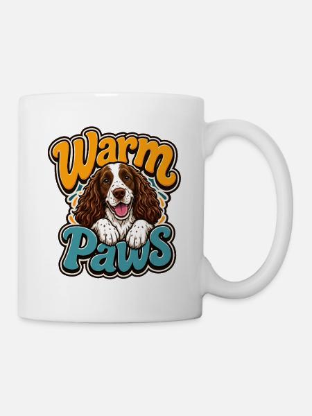 Englischer Springer-Spaniel - Tasse - Weiß