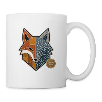 Fuchs Wikinger Runen Nordische Mythologie Pin - Tasse - Weiß - Rechts