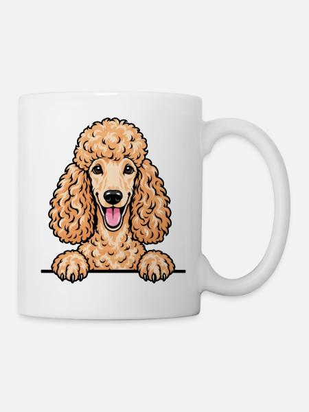 Pudel - Tasse - Weiß