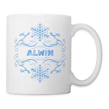 Geschenk für Alwin - Tasse - Weiß - Rechts