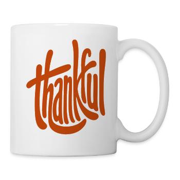 Dankbarkeit  - Tasse - Weiß - Rechts