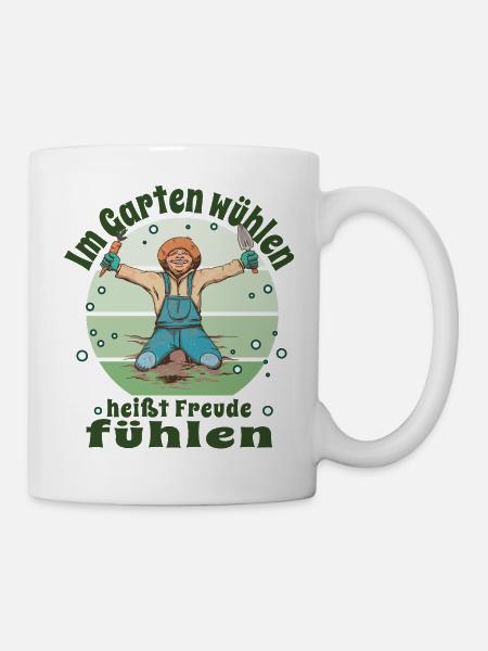  Gärtner Pflanzen Kleingärtner Schrebergarten - Tasse - Weiß