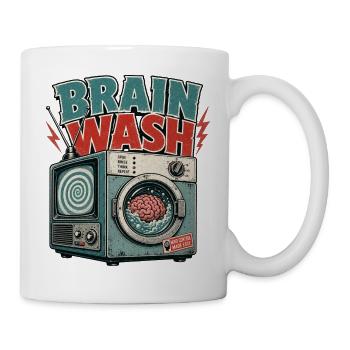 BRAIN WASH MACHINE - Tasse - Weiß - Rechts