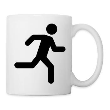 Running Man - Tasse - Weiß - Rechts