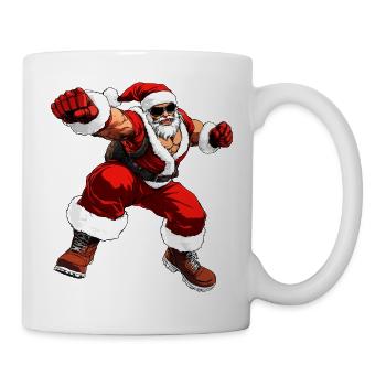 Boxer Weihnachten - Tasse - Weiß - Rechts