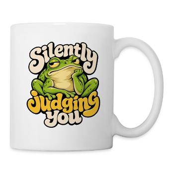 Frosch - Tasse - Weiß - Rechts