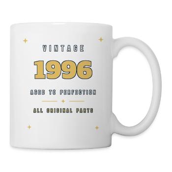Jahrgang 1996 Bis zur Perfektion gereift - Tasse - Weiß - Rechts