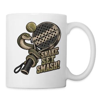 Schlangen-Set Smash-Pickleball - Tasse - Weiß - Rechts