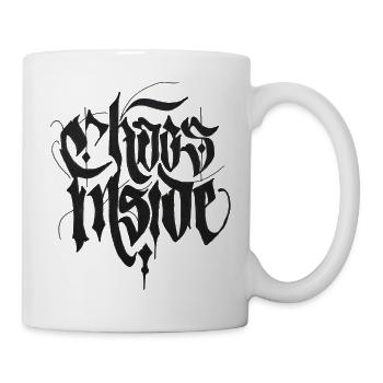 Chaos Inside - Tasse - Weiß - Rechts