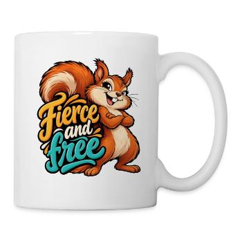 Eichhörnchen - Tasse - Weiß - Rechts