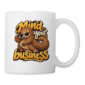 Ameisenbär - Tasse - Weiß - Rechts