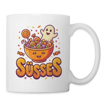 Süsses Halloween - Tasse - Weiß - Rechts