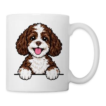 Shih Poo - Tasse - Weiß - Rechts