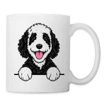 Sheepadoodle - Tasse - Weiß - Rechts