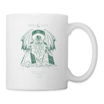 MYTHCULT - Der Ruf - Ursprung #001 - Tasse - Weiß - Rechts