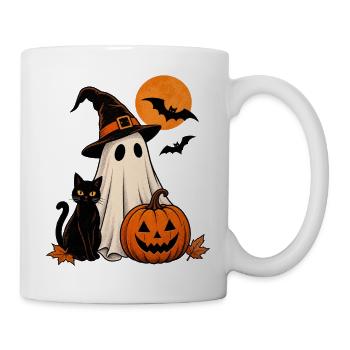 Süßer Spuk: Dein magischer Halloween-Moment - Tasse - Weiß - Rechts