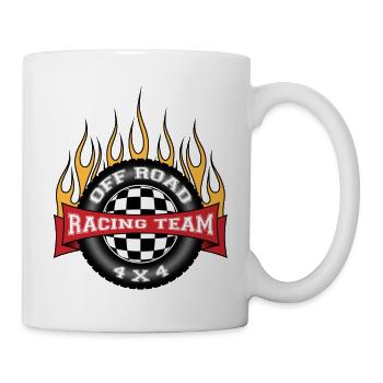 Off Road - Tasse - Weiß - Rechts